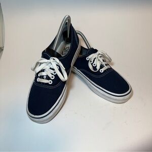 Navy “Dress Blue” Vans Authentic Canvas Sneakers Women’s size 9/Men’s 7.5